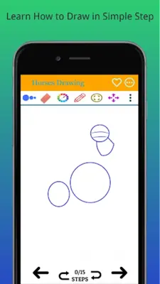 How to Draw Horse Step by Step android App screenshot 2